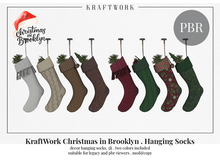 KraftWork Christmas in Brooklyn Hanging Socks (Add Me)