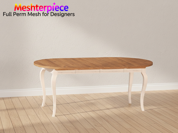 Second Life Marketplace - PBR Cottage Dining Table Full Perm