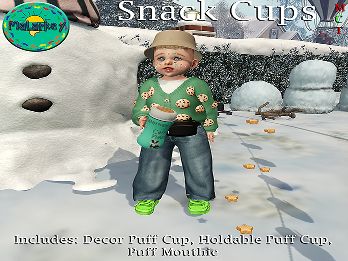 Malarkey Snack Cup - Veggies Set(Add to Unpack)