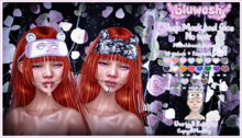 .:BluWesh:. Sleep Mask sad face NO TEAR