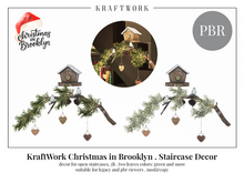 KraftWork Christmas in Brooklyn Staircase Decor (Add Me)