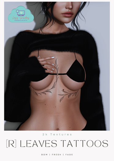 [R] Leaves chest Tattoos  Unpack Hud