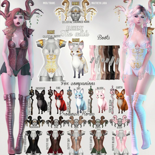 Alchemy - The Wilds - Outfit SET - RARE