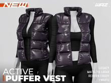 WAZ - Active Puffer Vest Jacket (Shadow)