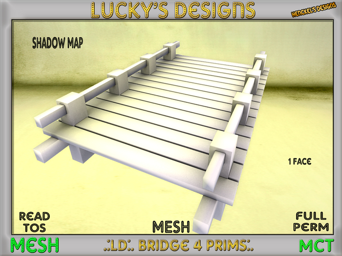 .:LD:. Bridge 4 prims MESH FULL PERM:. 