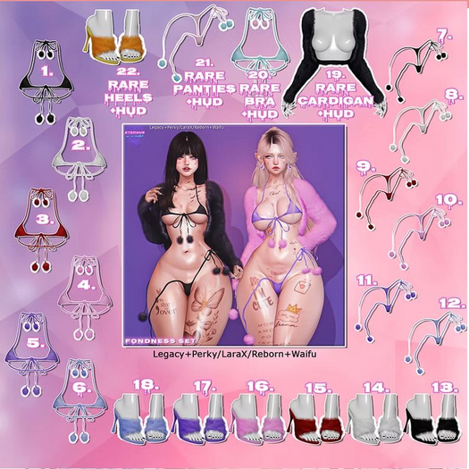 21. [Eternus] Fondness Set (Reborn/Waifu) RARE