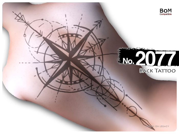 (Back Tattoo) No.2077