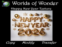 WoW 2026 Happy New Year Texture