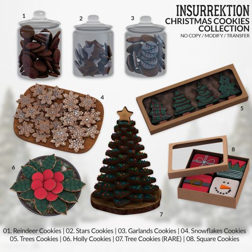 08. [IK] Christmas Cookies Collection - Square Cookies - COMMON