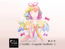 [:: MS ::] Wall Graffiti - Coquette Aesthetic