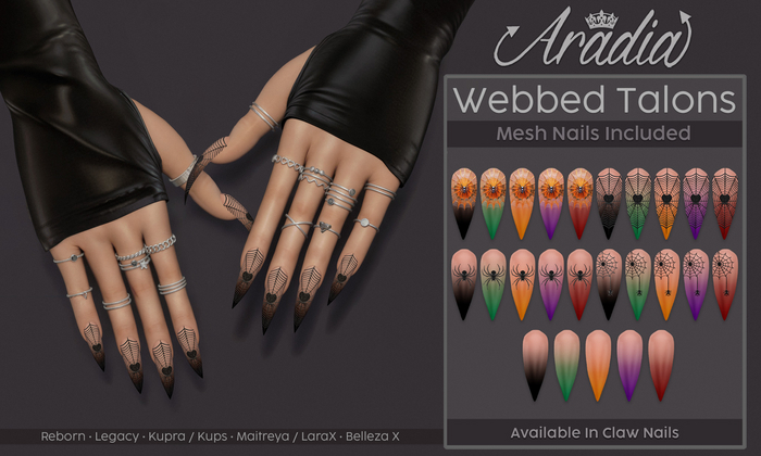 Aradia - Webbed Talons Nails [Claws]