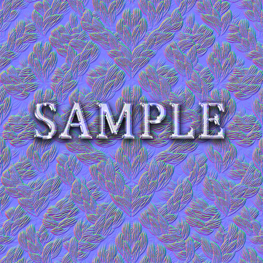[ Woven Diamond Seamless 01 ] Normal Map