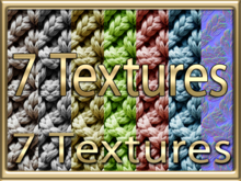 [ Woven Diamond Seamless 01 ] 7 Textures