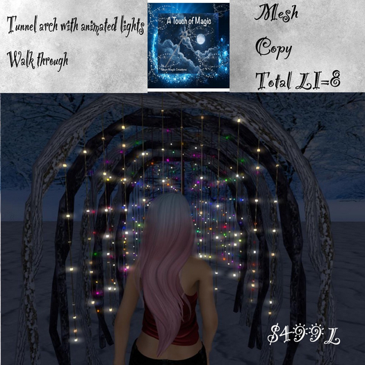 Arch with animated lights -Box LI=8