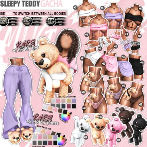 Mug - Sleepy Teddy - #2 Teddy Pants RARE