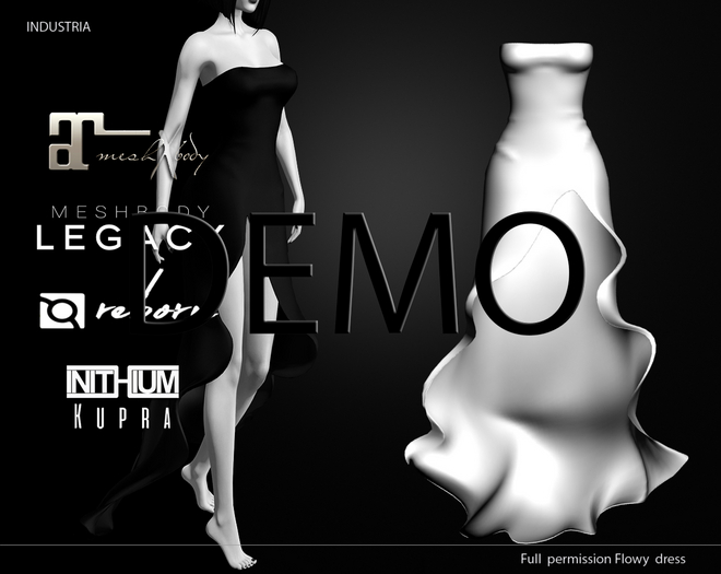 INDUSTRIA : Flowy Dress  / DEMO