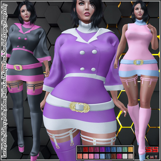 PROMO-[SS] Clemence Outfit Pack [ 12 mesh size ]