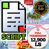 Simple Object Rotate Script Version 1.0 – Full Perm Rotation Controller