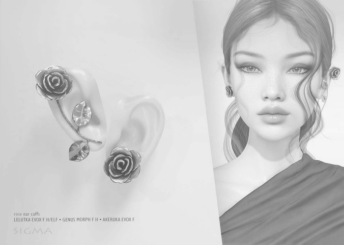 SIGMA Rose ear cuffs DEMO 