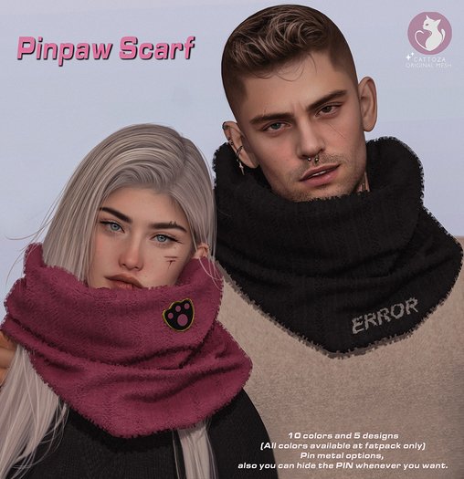 Cattoza - Pinpaw Scarf / Lemon