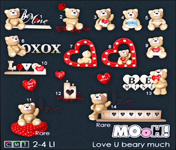 11. MOoH! Balloon bear 2LI RARE