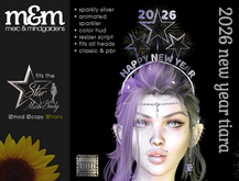 2026 New Year Tiara - Get ready for your New Year's Eve Party!