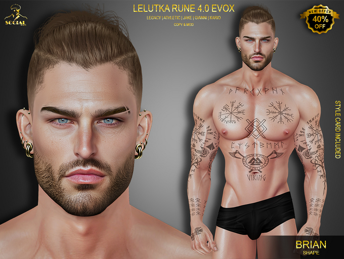 *40% OFF*  Brian Shape for Lel RUNE 4.0 Evox