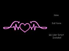 ~ VV ~ Heartbeat - Neon - Full Perm