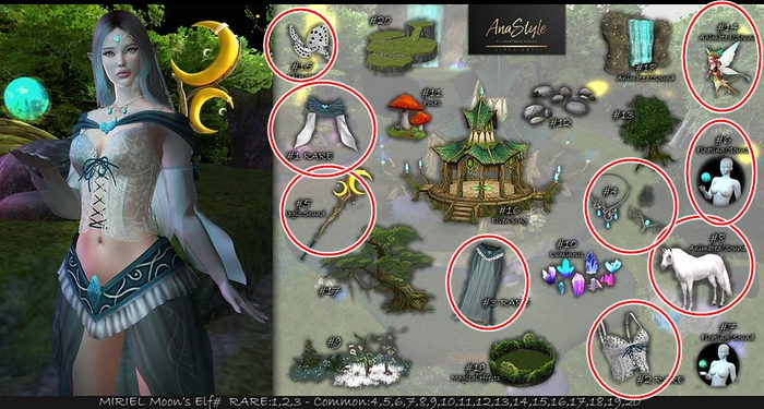 AnaStyle - Miriel - 9 Piece Outfit (3x RARES)