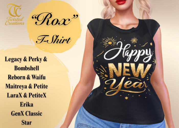 TC - Female Happy New Year T-Shirt