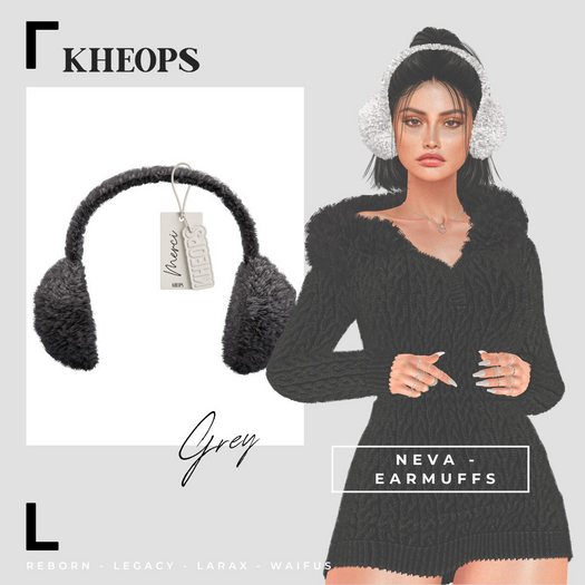 Kheops  /\ - NEVA - EARMUFFS  - Grey