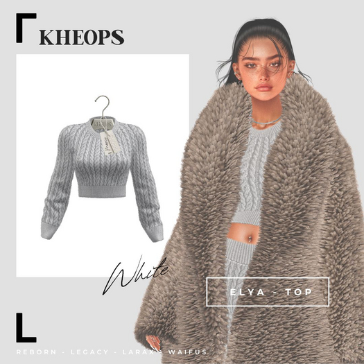 Kheops  /\ - ELYA - TOP  - White