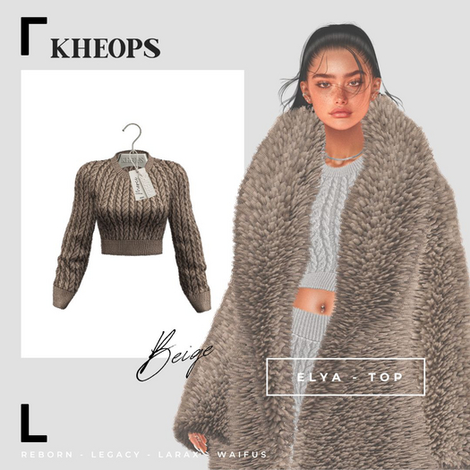 Kheops  /\ - ELYA - TOP  - Beige