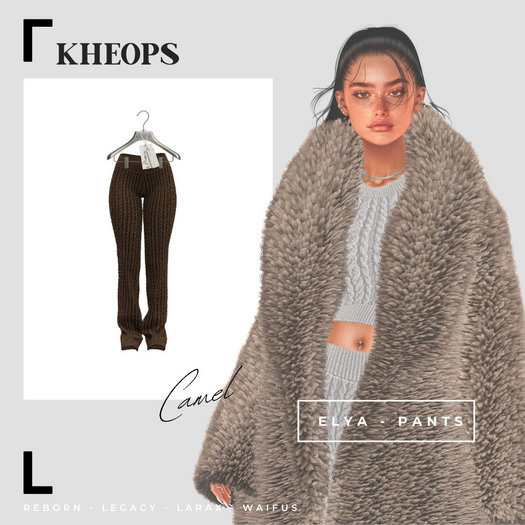 Kheops  /\ - ELYA - PANTS  - Camel
