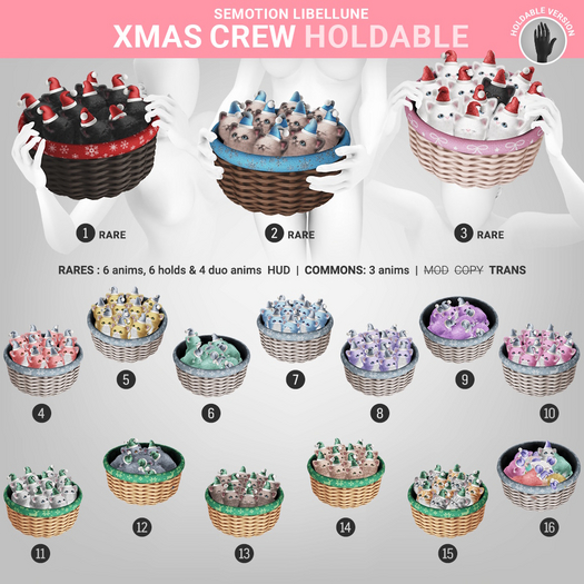 9. SEmotion Libellune Xmas Crew Holdable