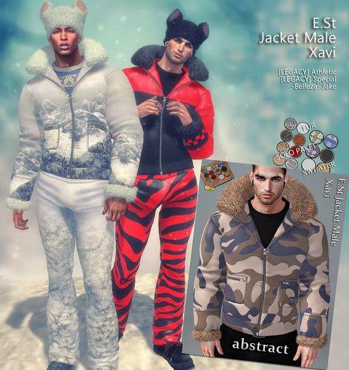 E.St Jacket Male. Xavi abstract