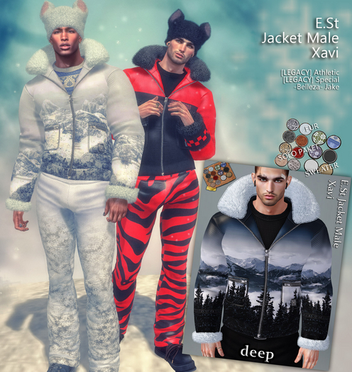 E.St Jacket Male. Xavi deep