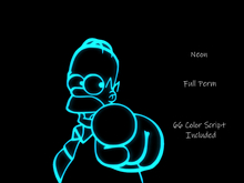 ~ VV ~ Homer - Neon - Full Perm