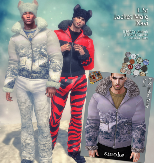 E.St Jacket Male. Xavi smoke