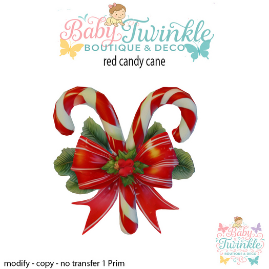 BTBD  red candy cane