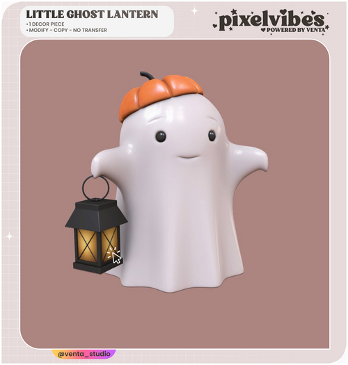 Pixel Vibes - Little Ghost Lantern