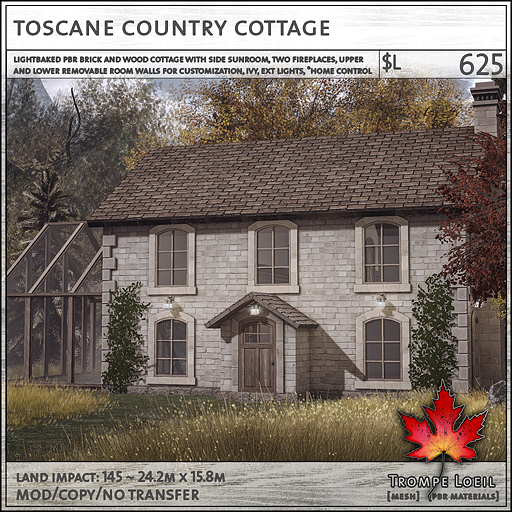 Trompe Loeil - Toscane Country Cottage [mesh]