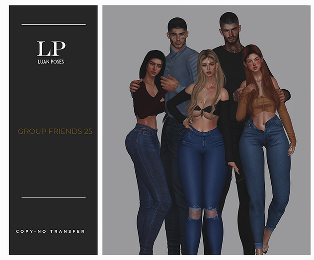 Luan Poses Group Friends 25