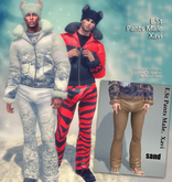 E.St Pants Male.  Xavi sand