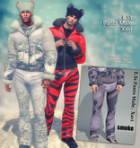 E.St Pants Male.  Xavi smoke