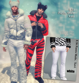 E.St Pants Male. Xavi white