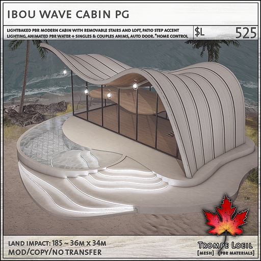 Trompe Loeil - Ibou Wave Cabin PG  [mesh]