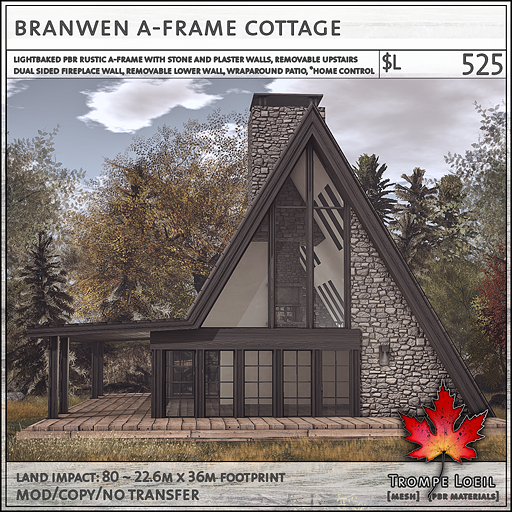 Trompe Loeil - Branwen A-Frame Cottage [mesh]