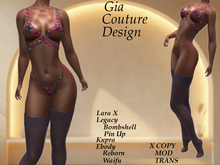 "GCD" Destiny Lingerie Set Purple