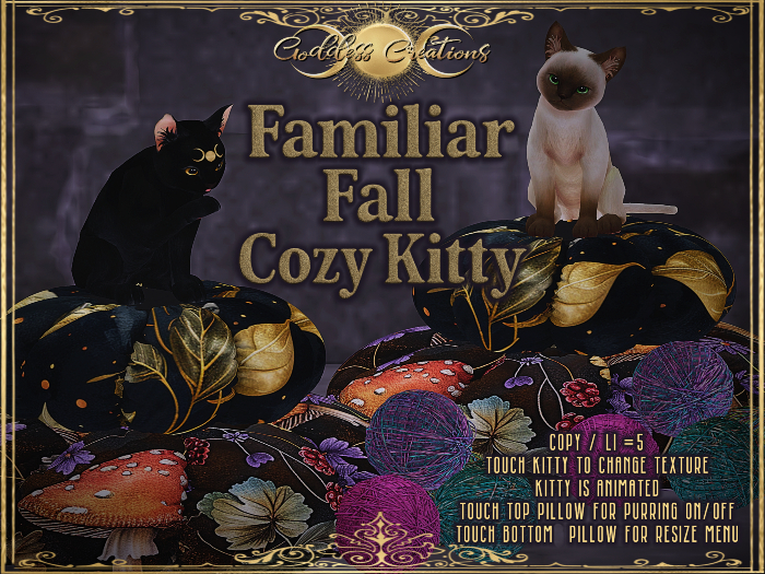 )O( GC: Familiar Fall Cozy Kitty 